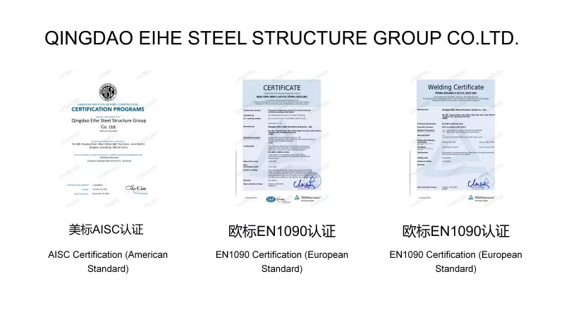 American Standard and European Standard Certifications