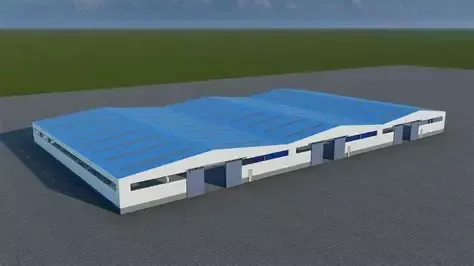 লাইট ষ্টীল ষ্ট্ৰাকচাৰ একত্ৰিত গুদাম
