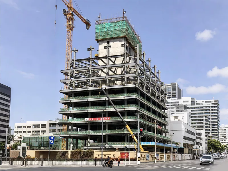 Prefab ইস্পাত ফ্রেম গঠন হল