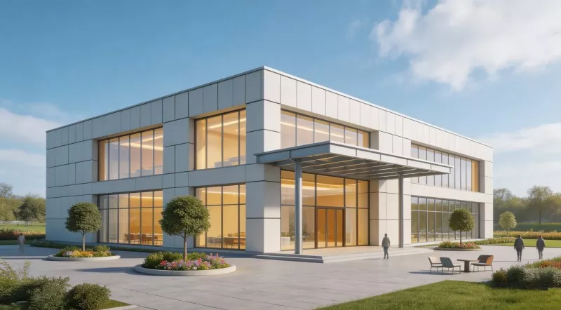 প্ৰিফেব্ৰিকেটেড প্ৰপাৰ্টি বিক্ৰী প্ৰদৰ্শনী হল